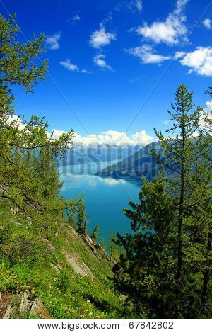Summertime at Kanas Lake