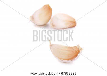 Cloves of garlic.