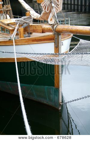 Buigen van zeilschip