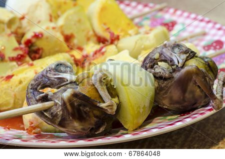 Close-up Picture of balut