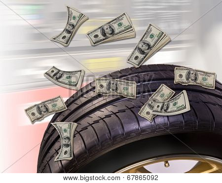 Money And Tires.