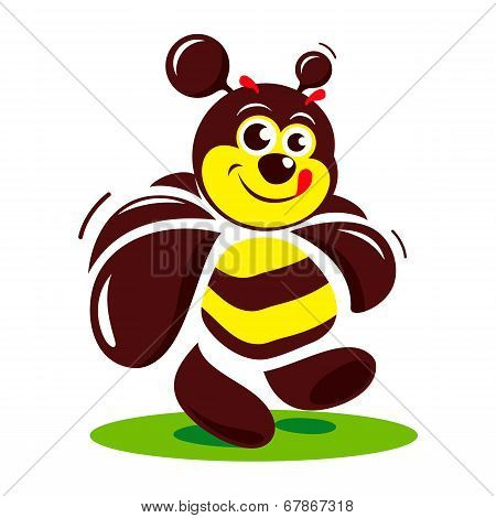 Sweet shop Bee Cake Sign