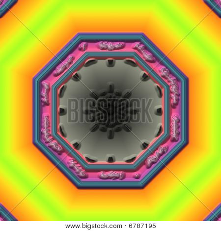 Mandala-östlichen abstract design
