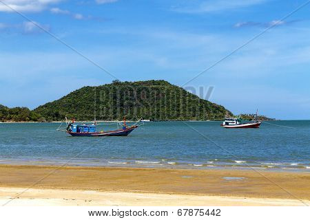 Two Small Boat And Nature