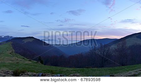 Mountain Carpathian Landscape