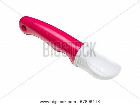 Plastic ice cream scooper