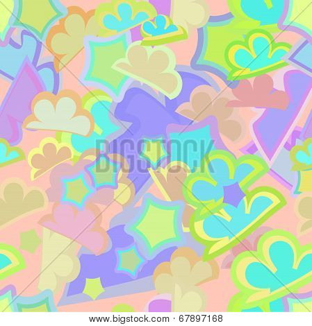 abstract background children's seamless pattern