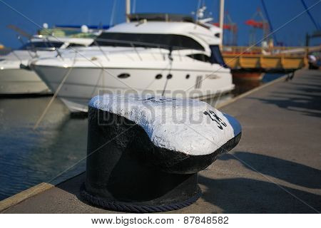 Bollard On The Pier