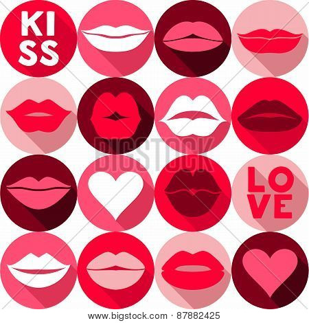 Valentine background pattern.