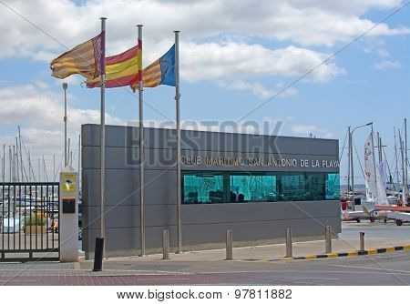Flags At The Club Maritim