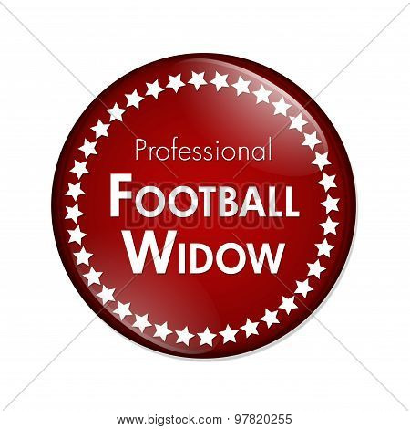 Professional Football Widow Button