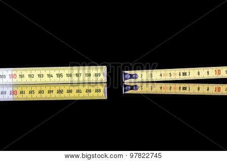 Yardstick And Meter Roll
