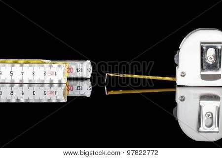Yardstick And Meter Roll
