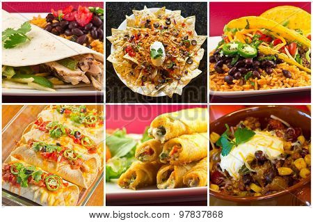 Mexican Food Collage
