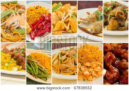 Chinese Food Collage