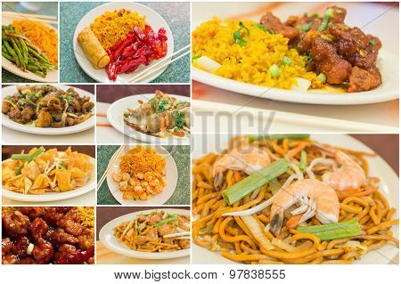 Chinese Food Collage