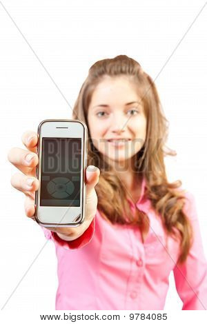 Tyttö Mobile.