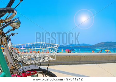 Old Bikes By The Shore