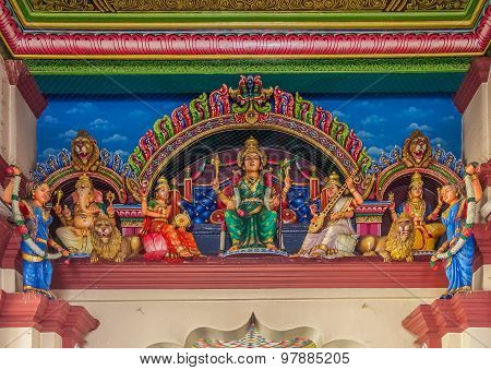 Sri Mariamman Hindu Temple Altar