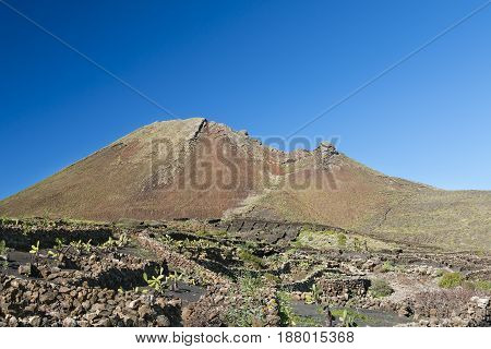 Monte Corona In Lanzarote, Spain