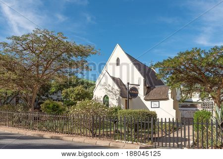 MONTAGU SOUTH AFRICA - MARCH 25 2017: The St. Mildreds Anglican Church in Montagu in the Western Cape Province