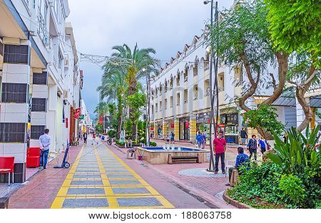 The Tourist Street In Kemer