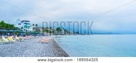 Panorama Of The Kemer Coast