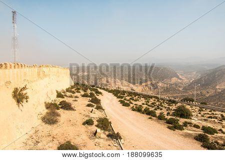 Yellow Mountains And Beautiful Panoramic View