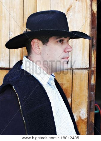 Cowboy's portrait