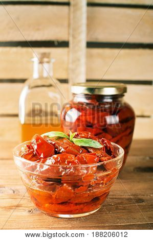Italian Dish - Sundried Tomato With Oil And Spice