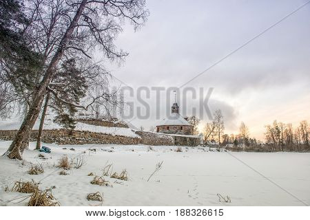 Old Korela fortress in the town of Priozersk, Russia.