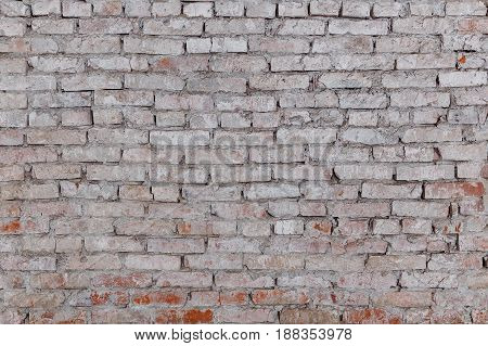 Old Red Brick Wall In A Background Image