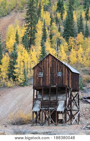 Autumn Scenery in the Rocky Mountains of Colorado