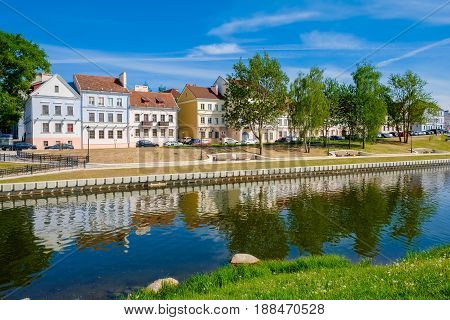 Trinity Suburb - Old Historic Centre Of Minsk City, Belarus.