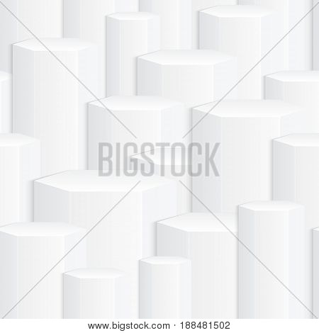 White abstract texture seamless texture of geometric shapes