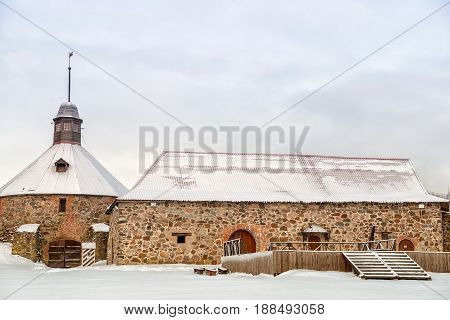 Old Korela fortress in the town of Priozersk, Russia.