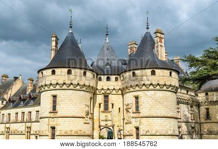 Chateau de Chaumont-sur-Loire, a castle in the Loire Valley of France, Loir-et-Cher department