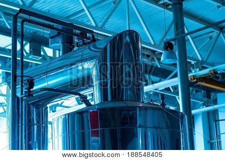 Industrial Beer Brewing modern factory place new