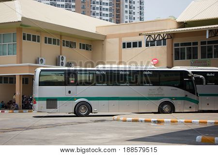 Sunlong Bus Of Greenbus Company. Vip Bus Route Between Chiangmai And Golden Triangle
