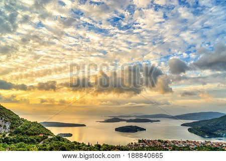 Sunrise in Lefkas island Greece