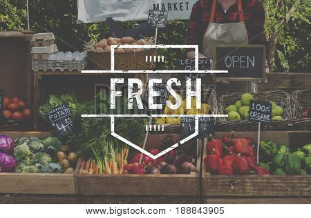 Healthy food organic fresh farmer products