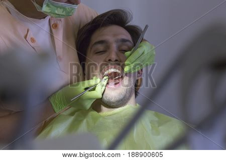 Dental clinic,beautiful dentist
