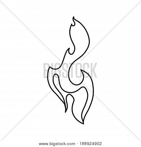 Fire burn flamme icon vector illustration graphic design