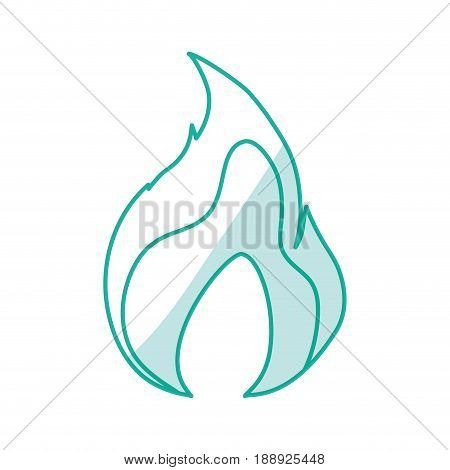 Fire burn flamme icon vector illustration graphic design