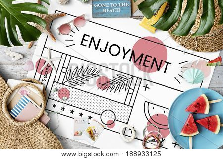 Enjoyment Holiday Vacation Chill Concept