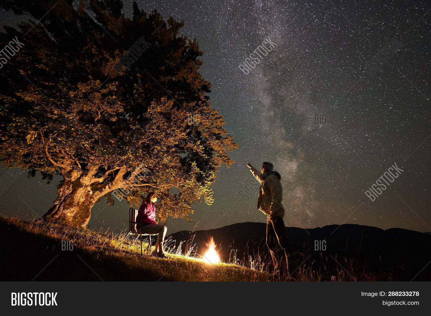 Romantic Couple Hikers Image Photo Free Trial Bigstock