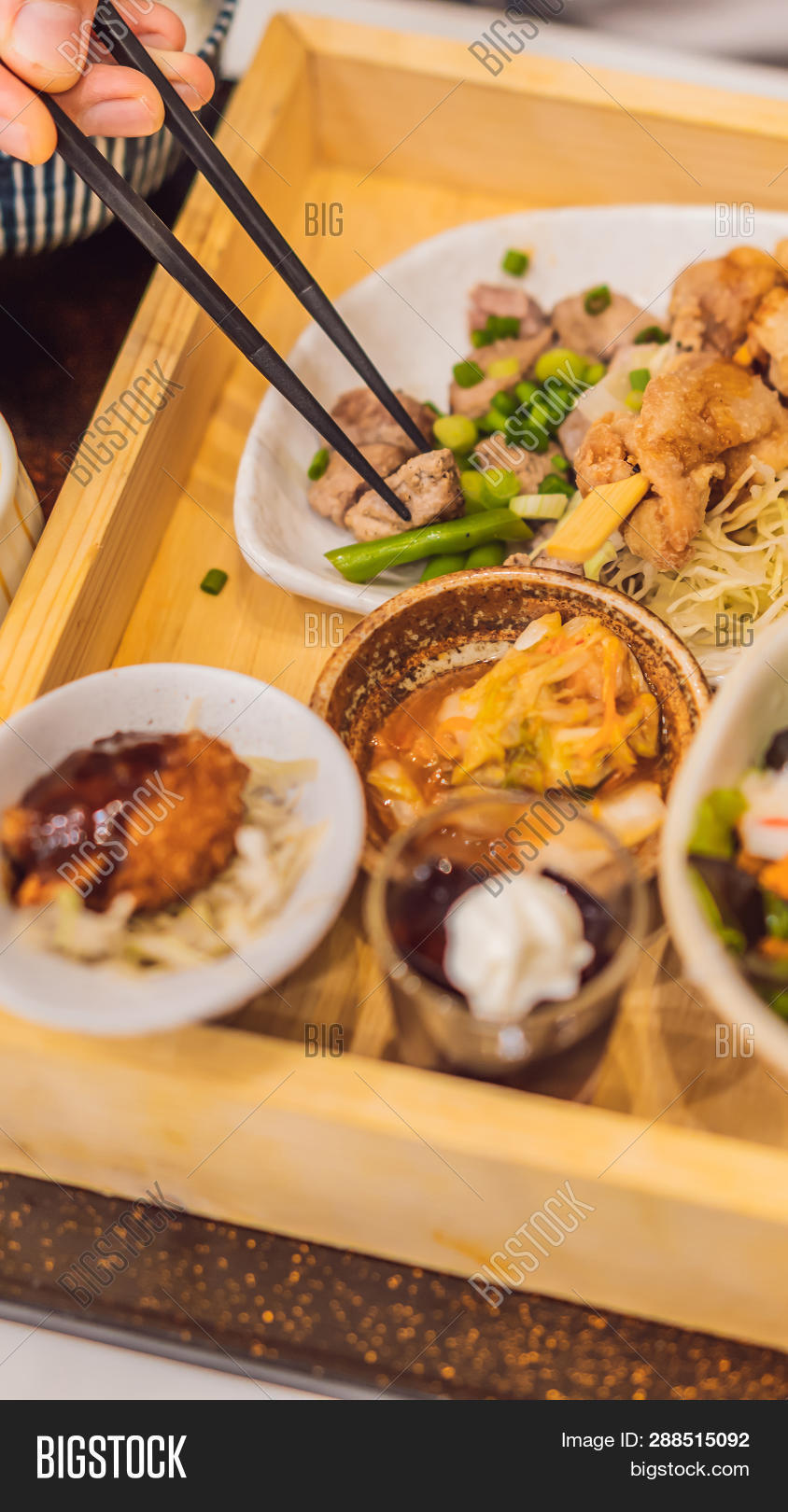 Japanese Bento Set Image Photo Free Trial Bigstock