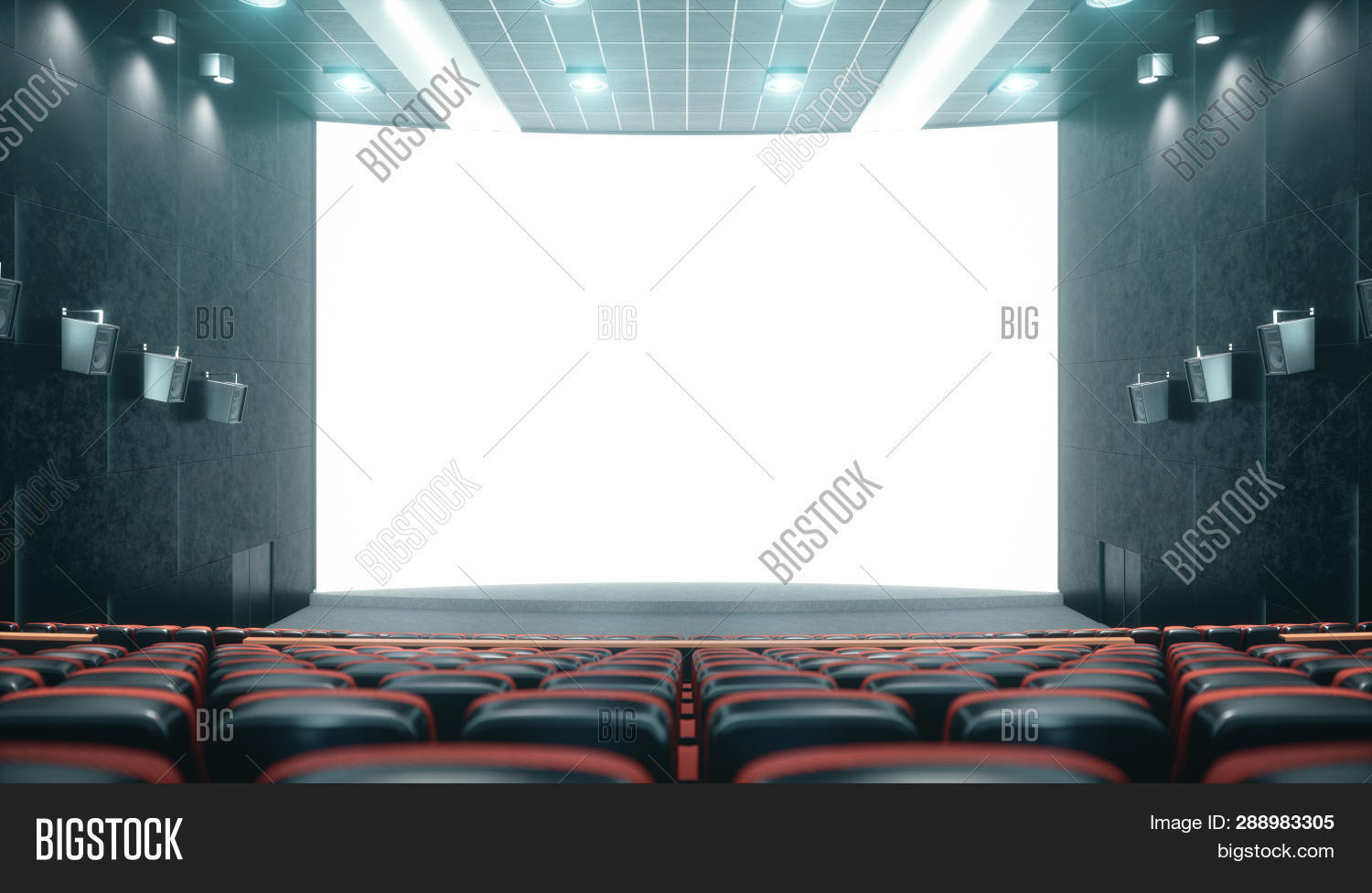 Cinema Hall Blank Image Photo Free Trial Bigstock