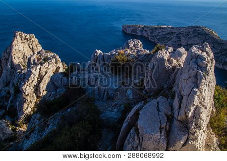 Calanque De Morgiou,marseille In Boiuche Du Rhone,france