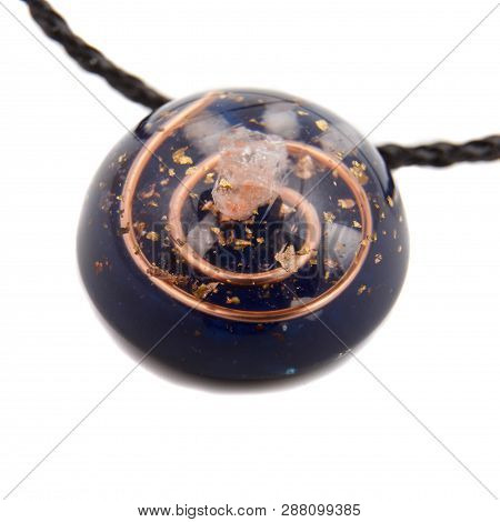 Handmade Orgonite Pendant. Esoteric Item. Some People Believe That Orgonite Can Transfer Negative Li